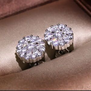 Elegant Silver Stud Earrings